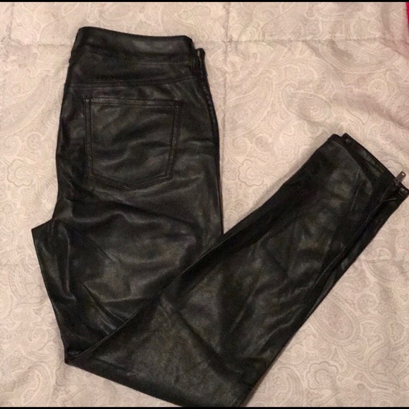 American Eagle Faux Leather Leggings 